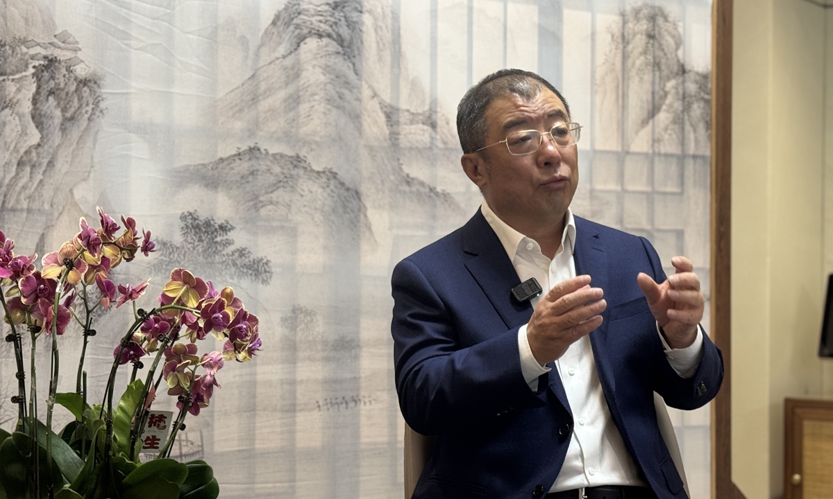 Qi Xiangdong, chairman of Qi An Xin Technology Group, a Chinese cybersecurity firm. Photo: Zhao Yusha/GT