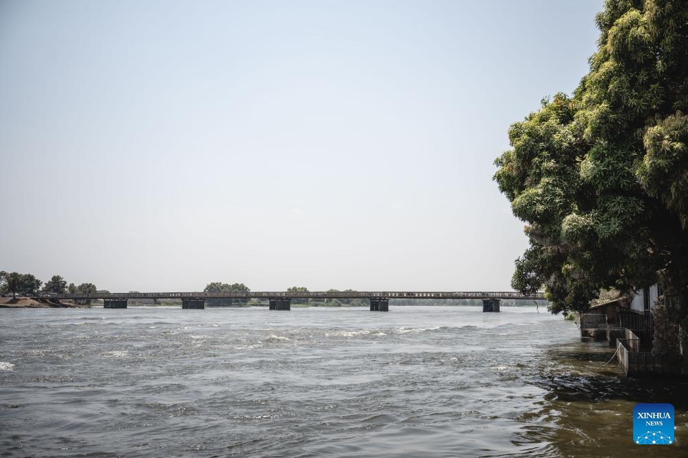 This photo taken on Feb. 26, 2025 shows a view of the Juba Nile Bridge in Juba, South Sudan. (Photo: Xinhua)