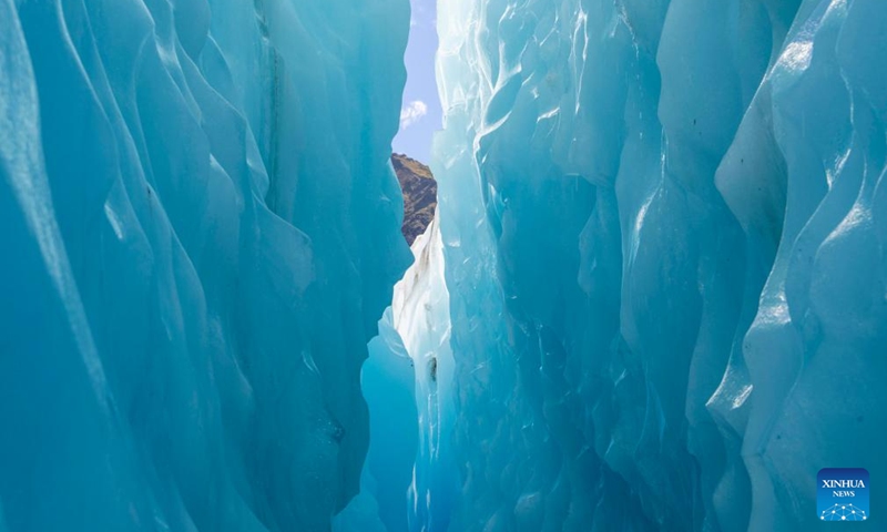 This photo taken on March 19, 2025 shows a view of the Fox Glacier on the west coast of the South Island, New Zealand. The United Nations has designated 2025 as the International Year of Glaciers' Preservation, and March 21 of each year as the World Day for Glaciers. Photo: Xinhua