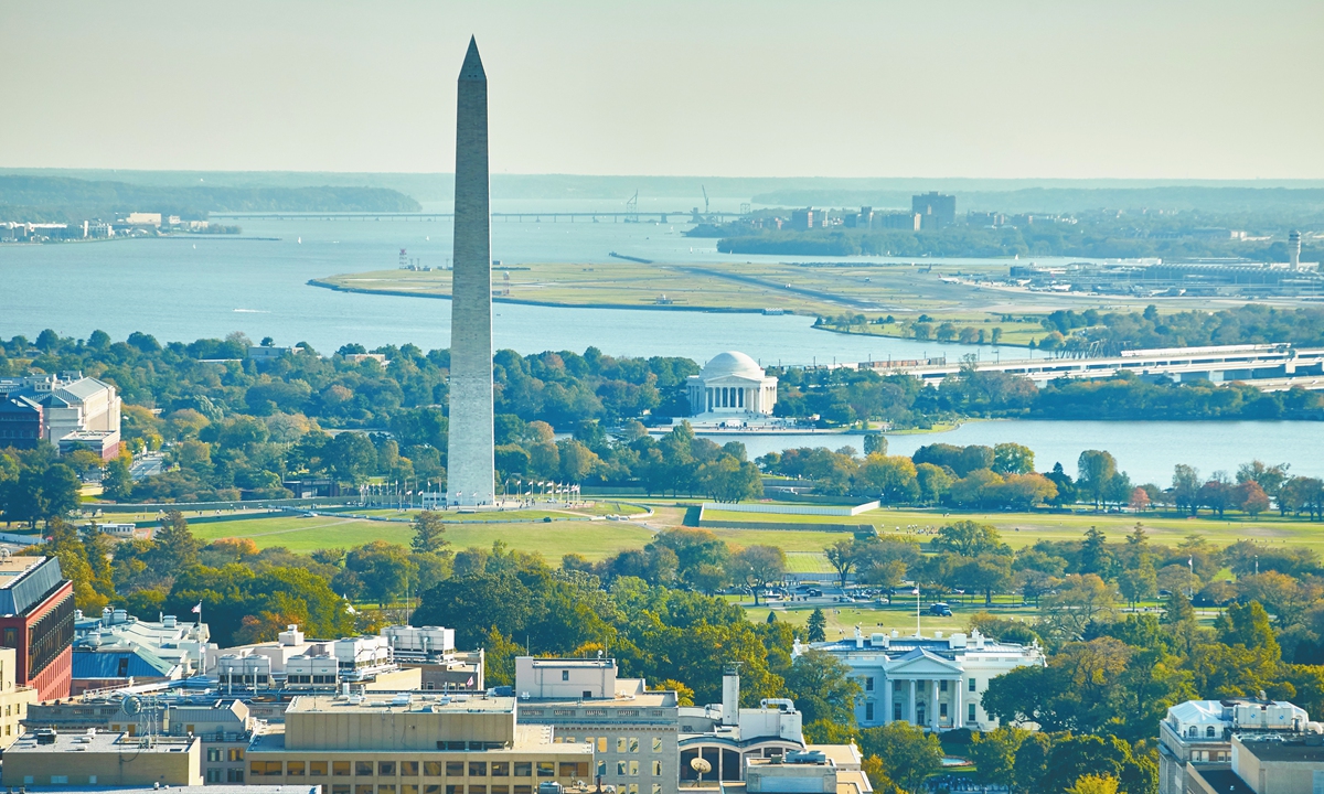 A view of Washington DC, the US Photo: VCG