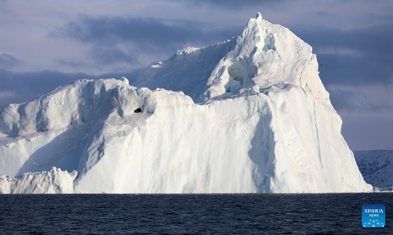 An iceberg is seen at the Disko Bay close to Ilulissat, Greenland, an autonomous territory of Denmark, March 22, 2025. Photo: Xinhua
