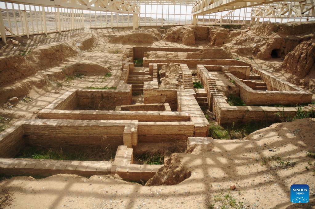 This photo taken on March 19, 2025 shows a view of the archaeological site of the ancient city of Ashur, in Al-Shirqat, Iraq. (Photo: Xinhua)