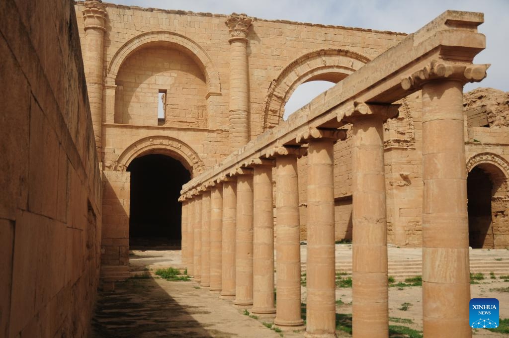 This photo taken on March 19, 2025 shows a view of the archaeological site of Hatra in northern Iraq. (Photo: Xinhua)