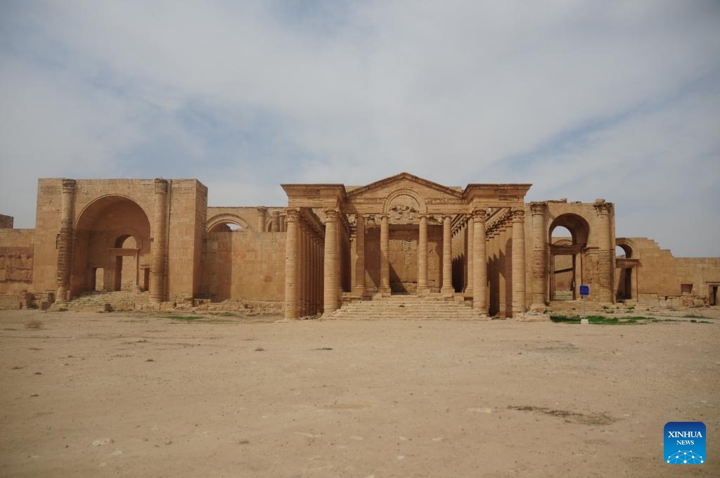This photo taken on March 19, 2025 shows a view of the archaeological site of Hatra in northern Iraq. (Photo: Xinhua)