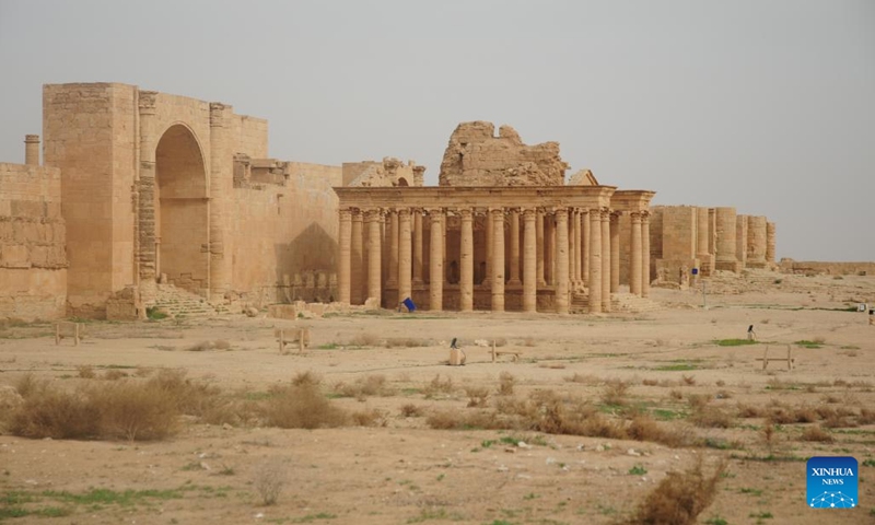 This photo taken on March 19, 2025 shows a view of the archaeological site of Hatra in northern Iraq. (Photo: Xinhua)