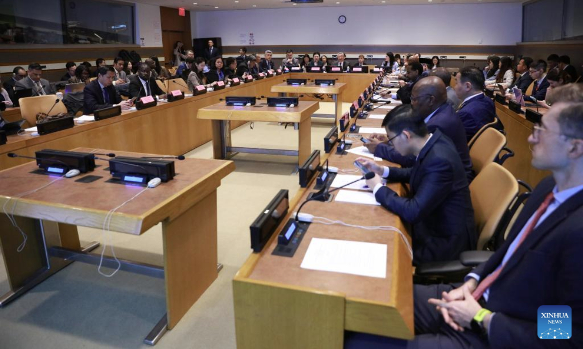 A side event of the Group of Friends for International Cooperation on AI Capacity-Building is held at the UN headquarters in New York, May 6, 2025.

China will support the central role of the United Nations in promoting global artificial intelligence (AI) governance, a Chinese envoy said on Tuesday.

AI, as a strategic technology leading the new round of scientific and technological revolution and industrial transformation, is profoundly reshaping people's work and life, said Fu Cong, China's permanent representative to the United Nations, at a side event of the Group of Friends for International Cooperation on AI Capacity-Building. (Xinhua/Xie E)