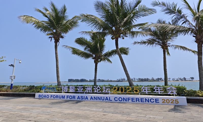 The Boao Forum for Asia Annual Conference is being held from March 25 to 28, 2025 in South China's Hainan Province. Photo: Yin Yeping/GT