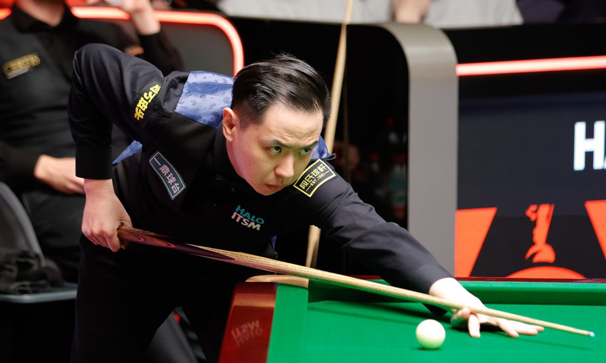 Chinese snooker player Xiao Guodong  Photo: Courtesy of World Snooker Tour