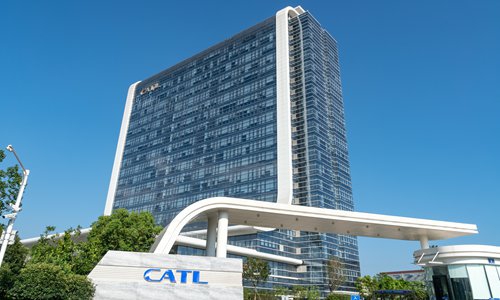 A view of CATL headquarters in Ningde, East China's Fujian Province Photo: VCG