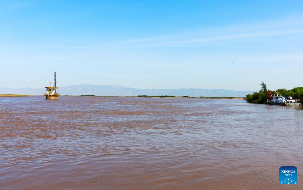 This photo taken on June 7, 2025 shows the scenery of Yellow River in Dalad Banner of north China's Inner Mongolia Autonomous Region. (Photo: Xinhua)