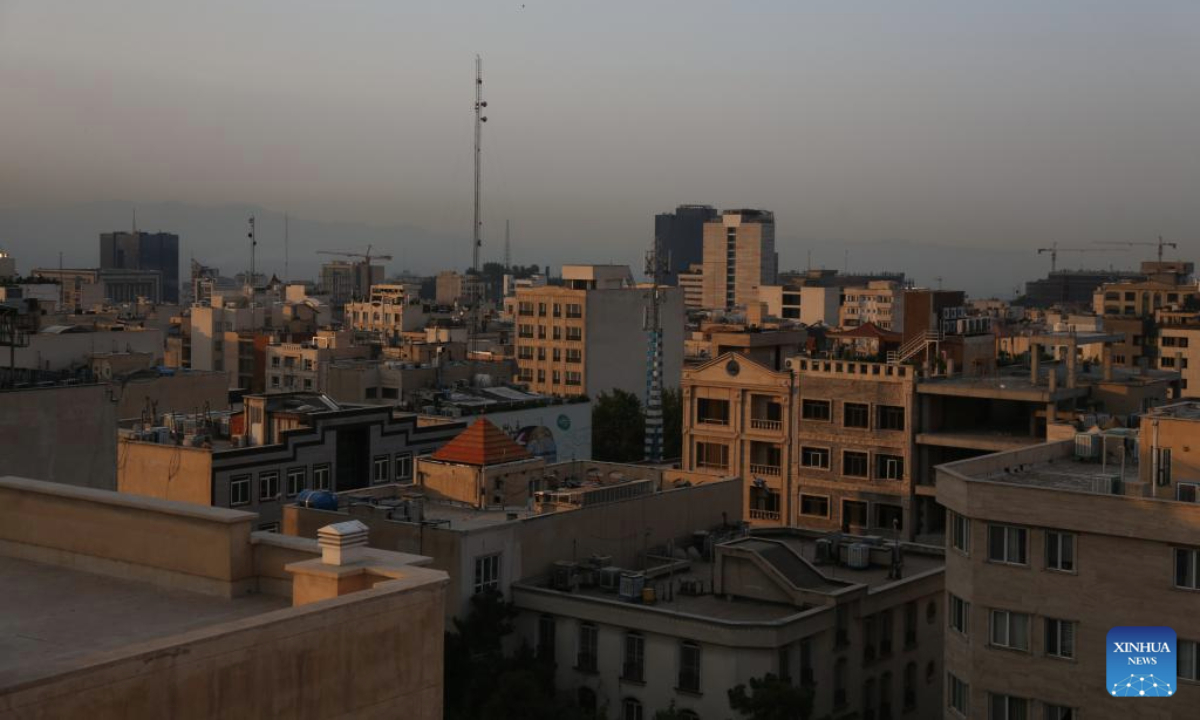 This photo taken on June 13, 2025 shows a view of Tehran, Iran. Israeli Defense Minister Israel Katz said on Friday that Israel has launched a preemptive strike on Iran.

Iran's IRIB state TV reported explosions in areas of the capital of Tehran and counties of Natanz, Khondab and Khorramabad. (Xinhua/Shadati)