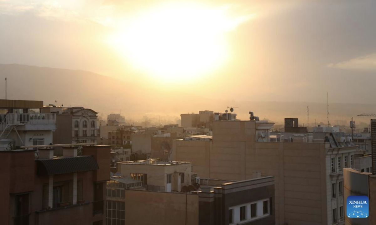 This photo taken on June 13, 2025 shows a view of Tehran, Iran. Israeli Defense Minister Israel Katz said on Friday that Israel has launched a preemptive strike on Iran.

Iran's IRIB state TV reported explosions in areas of the capital of Tehran and counties of Natanz, Khondab and Khorramabad. (Xinhua/Shadati)
