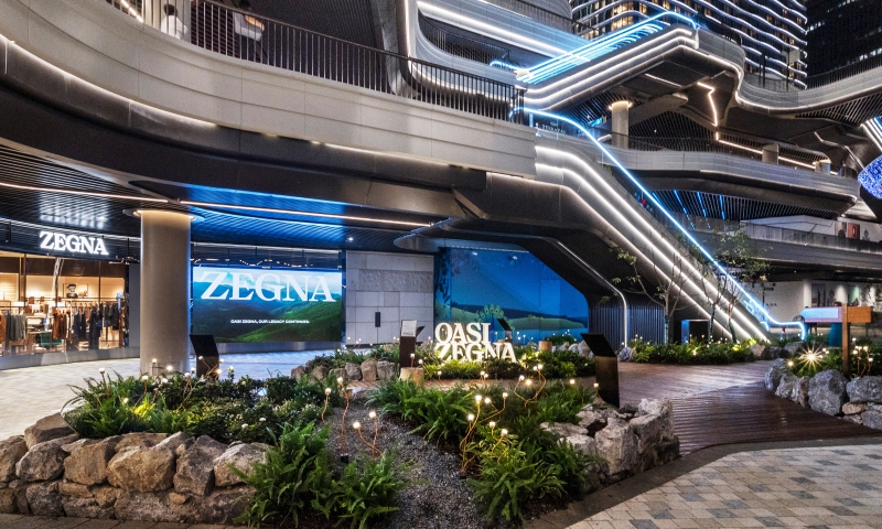 Zegna Store in Taikoo Li, Shanghai Photo: Courtesy of Villa Zegna