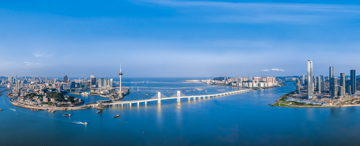 An aerial view of the Macao city skyline Photo: VCG