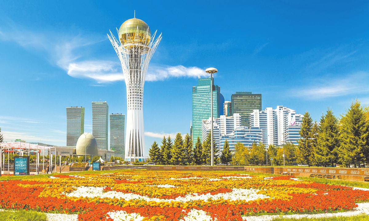 A view of Astana, capital of Kazakhstan Photo: VCG