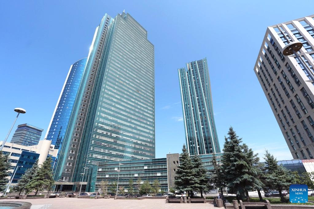 This photo taken on June 14, 2025 shows a city view of Astana, Kazakhstan. (Photo: Xinhua)