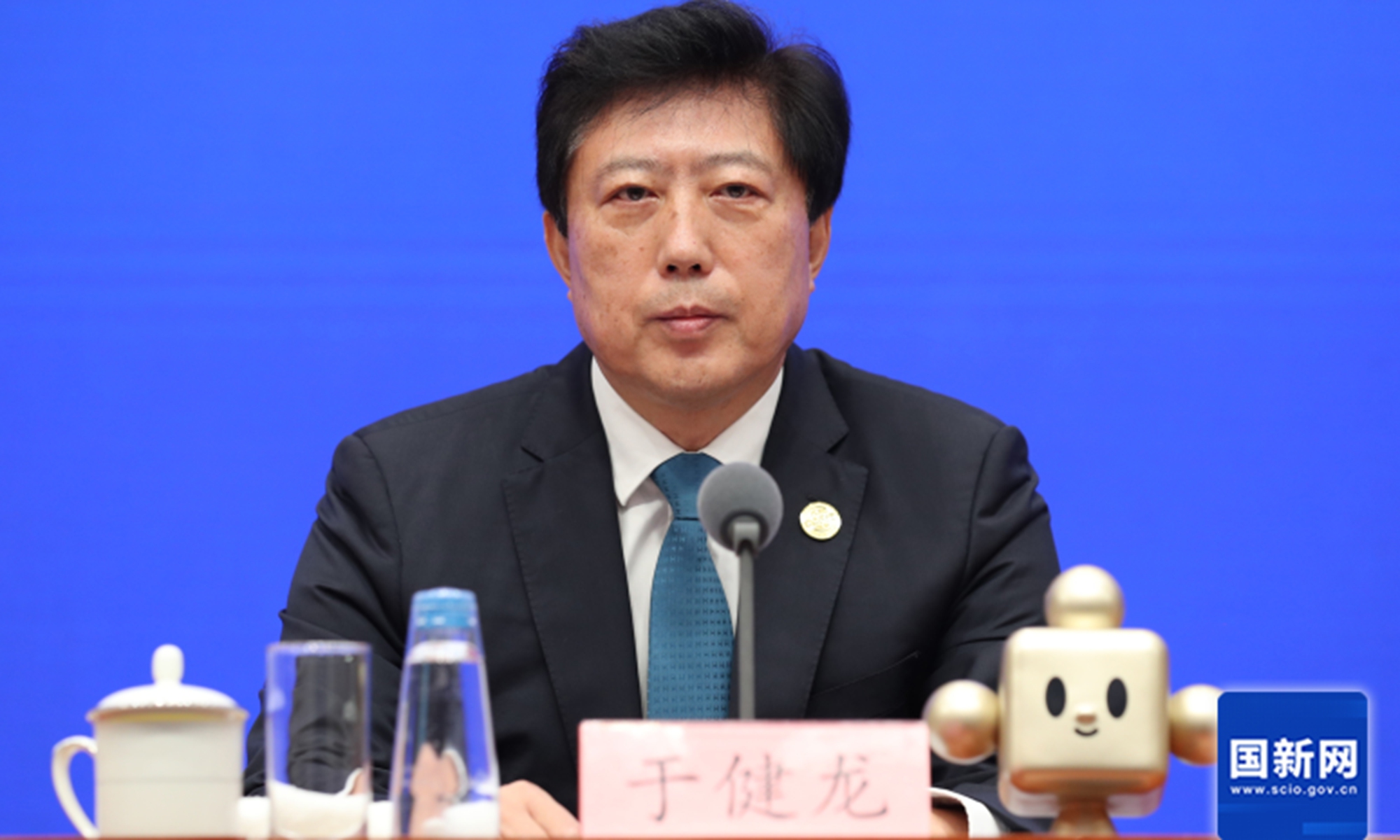 Yu Jianlong, vice chairman of the China Council for the Promotion of International Trade Photo: Website of the State Council Information Office