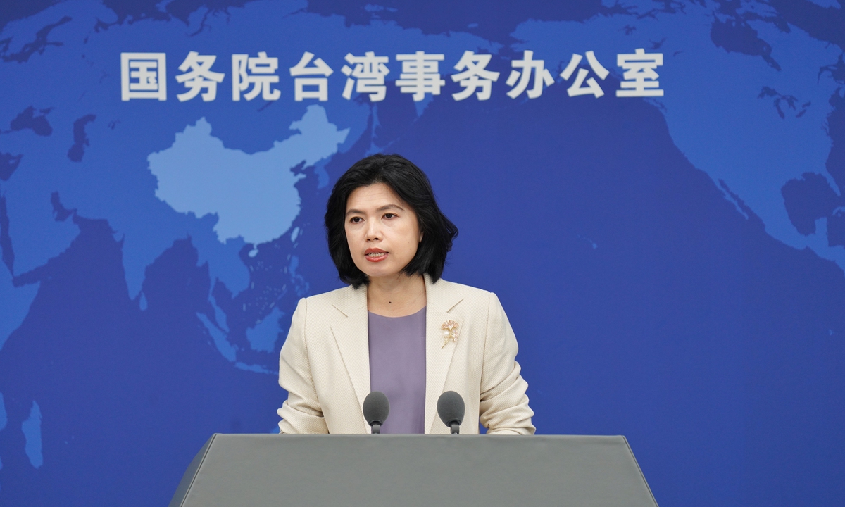 Zhu Fenglian, a spokesperson for the Taiwan Affairs Office of the State Council