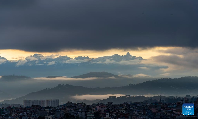 This photo taken on July 5, 2025 shows the morning scenery after rain in Lalitpur, Nepal. (Photo: Xinhua)