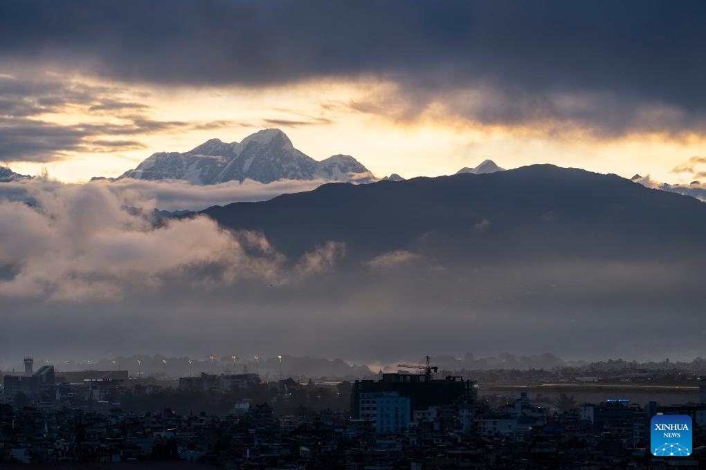 This photo taken on July 5, 2025 shows the morning scenery after rain in Lalitpur, Nepal. (Photo: Xinhua)