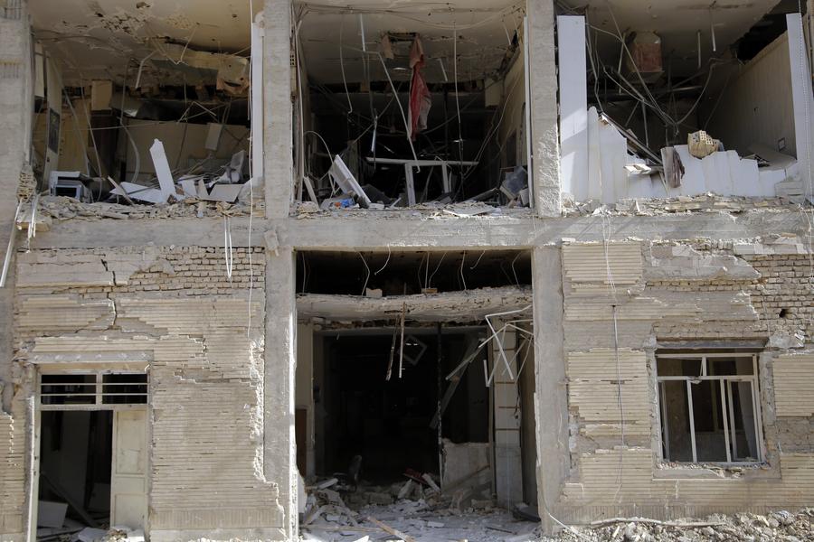 This photo taken on June 29, 2025 shows the destruction at Evin Prison after the Israeli airstrike in Tehran, Iran. (Photo: Xinhua)