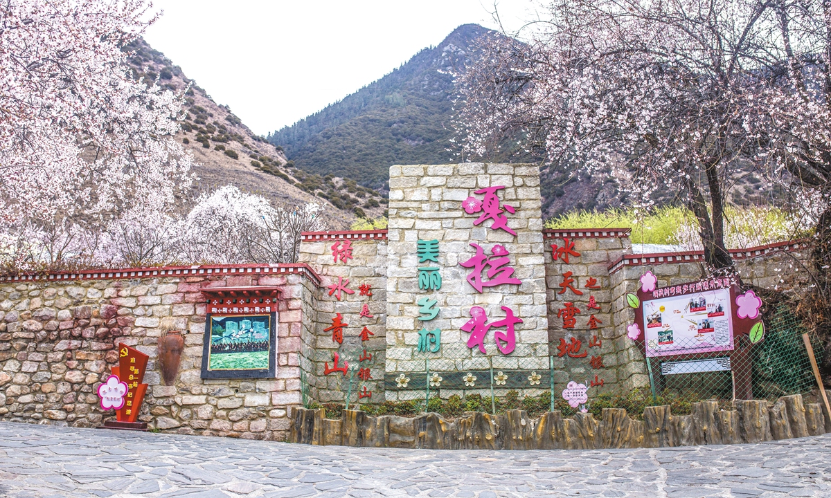 The Galai village in Nyingchi, Southwest China's Xizang Autonomous Region Photo: Shan Jie/GT