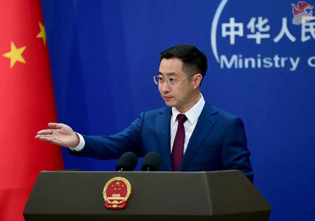 Chinese Foreign Ministry Spokesperson Lin Jian Photo: Foreign Ministry