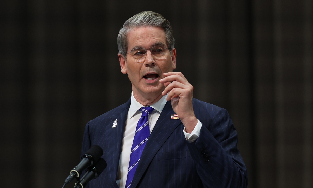 US treasury secretary Scott Bessent, Photo: VCG