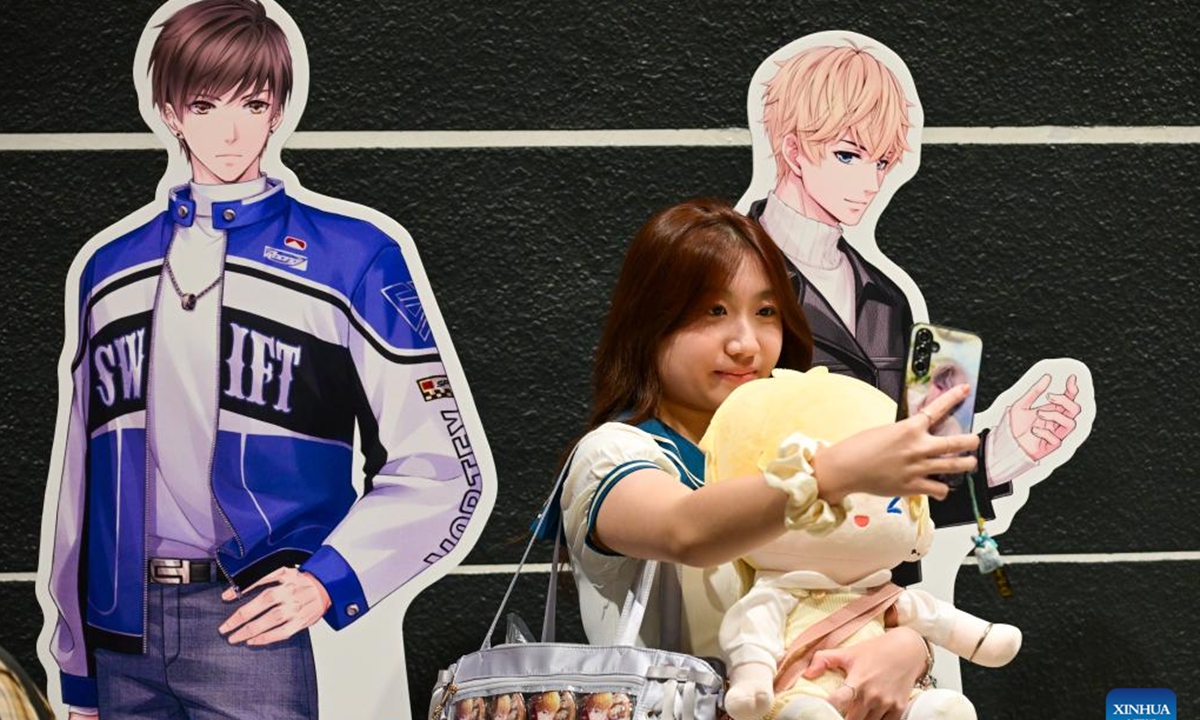 People visit the 26th edition of the Animation-Comic-Game Hong Kong in south China's Hong Kong, July 25, 2025. (Xinhua/Zhu Wei)
