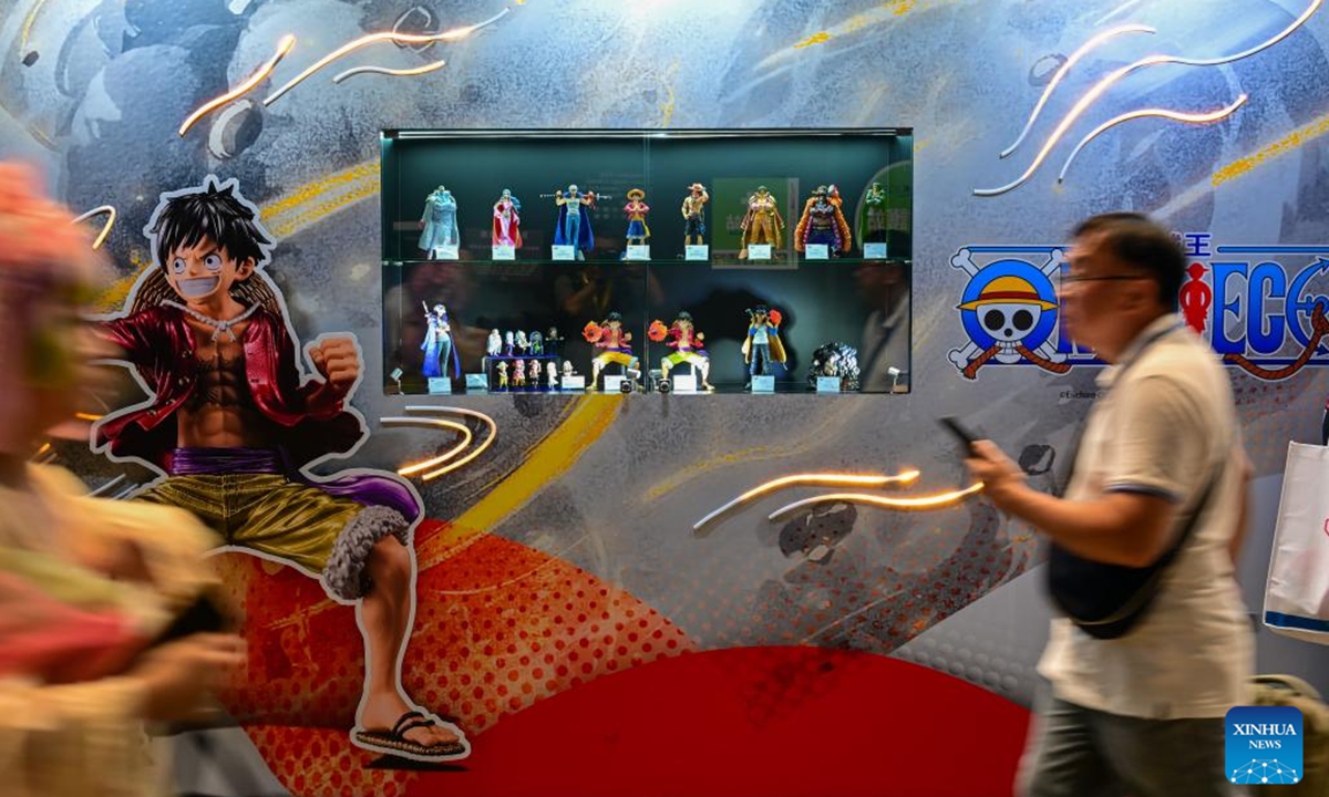 People visit the 26th edition of the Animation-Comic-Game Hong Kong in south China's Hong Kong, July 25, 2025. (Xinhua/Zhu Wei)