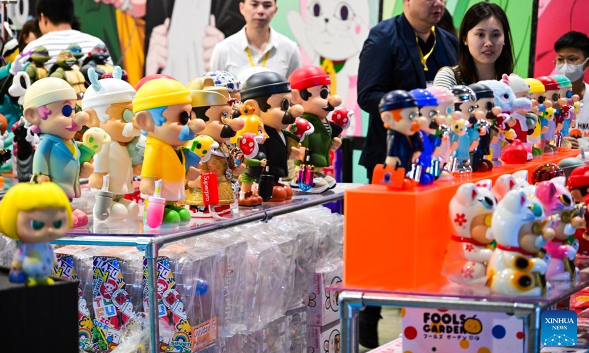 People visit the 26th edition of the Animation-Comic-Game Hong Kong in south China's Hong Kong, July 25, 2025. (Xinhua/Zhu Wei)