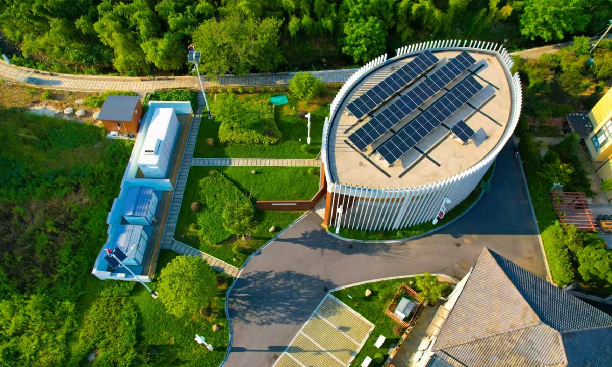 The green energy service center of Anji Photo: Wu Menglu