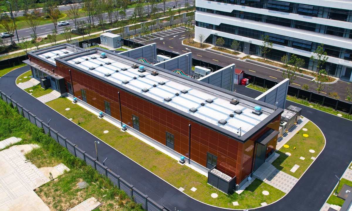 The 110kV zero-carbon Chengbei Substation in Anji County, Huzhou, East China's Zhejiang Province Photo: Wu Menglu