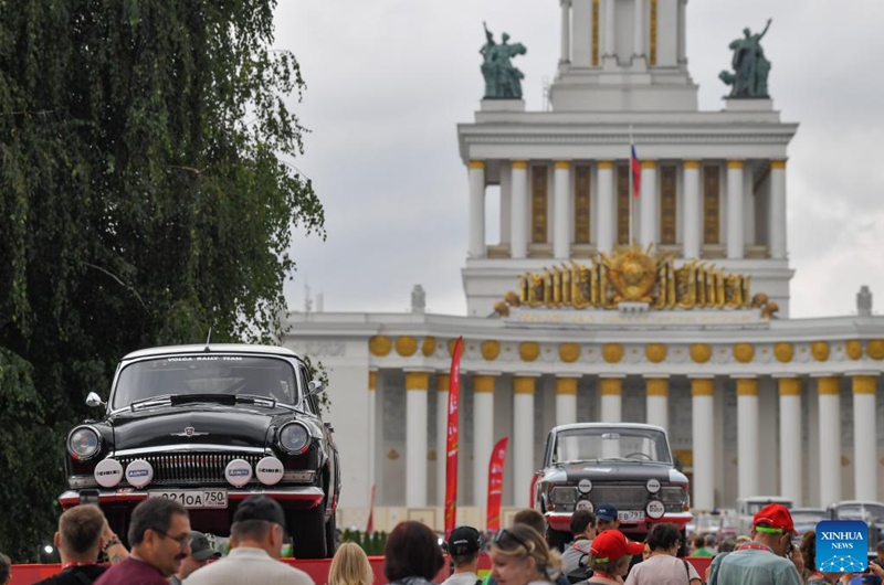 People visit a car festival at VDNH (The Exhibition of Achievements of National Economy) in Moscow, Russia, on Aug. 2, 2025. Photo: Xinhua