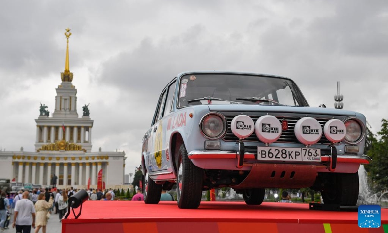 People visit a car festival at VDNH (The Exhibition of Achievements of National Economy) in Moscow, Russia, on Aug. 2, 2025. Photo: Xinhua