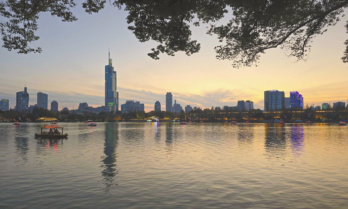 A sunset scene in Ningbo, Zhejiang Province Photo: Courtesy of Kocsis