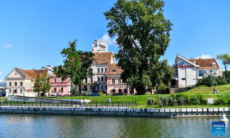 This photo taken on Aug. 1, 2025 shows the city view of Minsk, Belarus. Photo: Xinhua