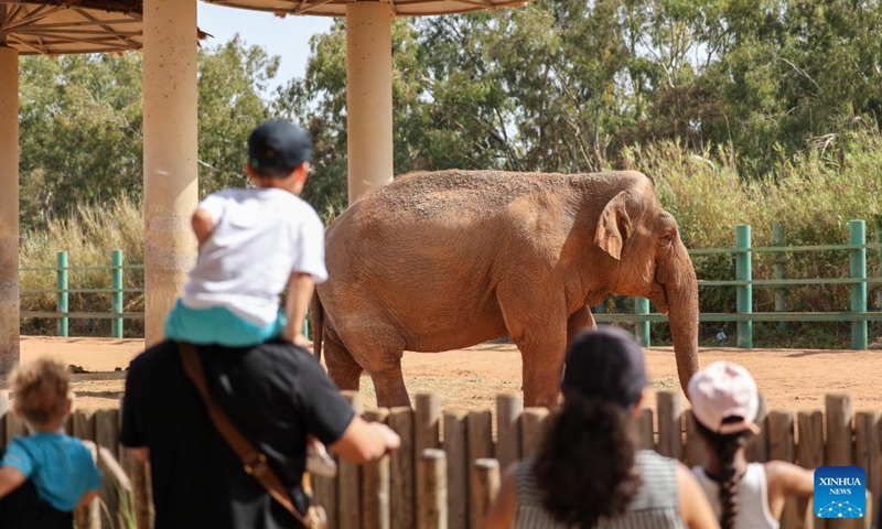 People visit the Rabat Zoo in Rabat, Morocco, on Aug. 2, 2025. Photo: Xinhua