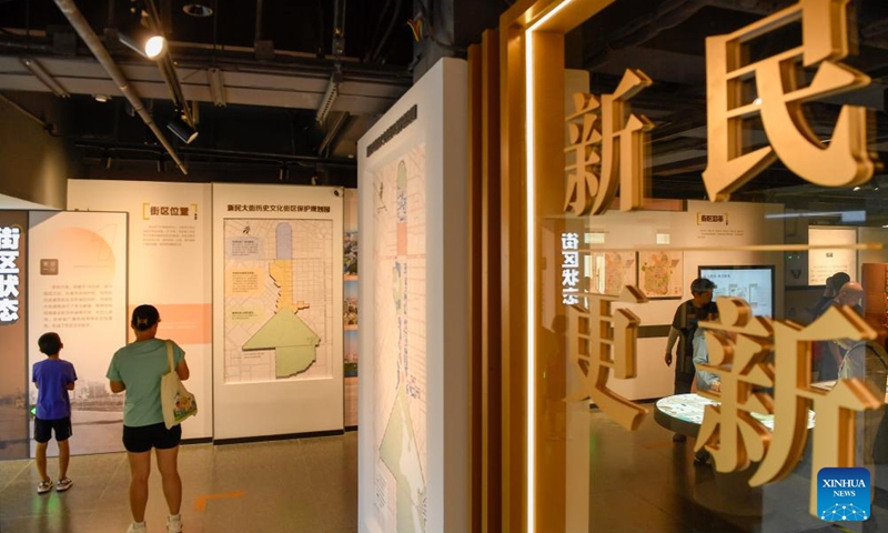 Tourists visit the Changchun History and Culture Museum on Xinmin Avenue in Changchun, northeast China's Jilin Province, July, 31, 2025. Changchun's Xinmin Avenue is a historical major road first built in 1933. After a recent renovation, it reopened to the public on July 5.

Stretching 1,445 meters, the avenue underwent significant upgrades, creating an additional 4.5 hectares of urban space and 13 unique mini parks.

The avenue is flanked by buildings that once housed the State Council, ministries and a court of Manchukuo, the puppet state in northeast China after the region was taken by the Japanese army.

The Changchun History and Culture Museum, opening simultaneously, is located in the middle section of the avenue. The museum was converted from the former site of the office of the Changchun Daily. Photo: Xinhua