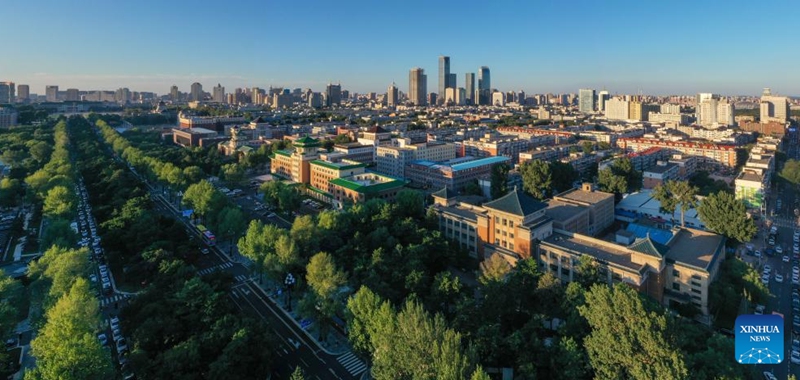 An aerial drone photo shows a view of the Xinmin Avenue in Changchun, northeast China's Jilin Province, July, 30, 2025. Changchun's Xinmin Avenue is a historical major road first built in 1933. After a recent renovation, it reopened to the public on July 5.

Stretching 1,445 meters, the avenue underwent significant upgrades, creating an additional 4.5 hectares of urban space and 13 unique mini parks.

The avenue is flanked by buildings that once housed the State Council, ministries and a court of Manchukuo, the puppet state in northeast China after the region was taken by the Japanese army.

The Changchun History and Culture Museum, opening simultaneously, is located in the middle section of the avenue. The museum was converted from the former site of the office of the Changchun Daily. Photo: Xinhua