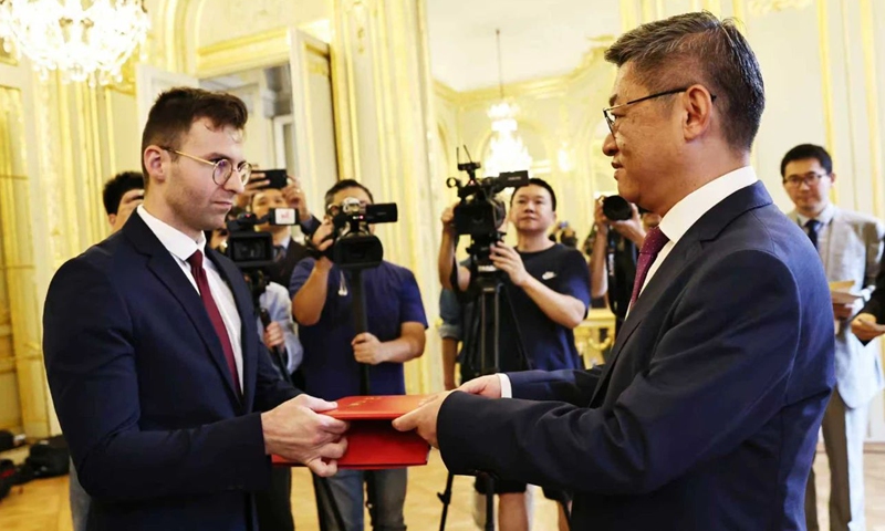 Photo: Courtesy of Chinese Embassy in France