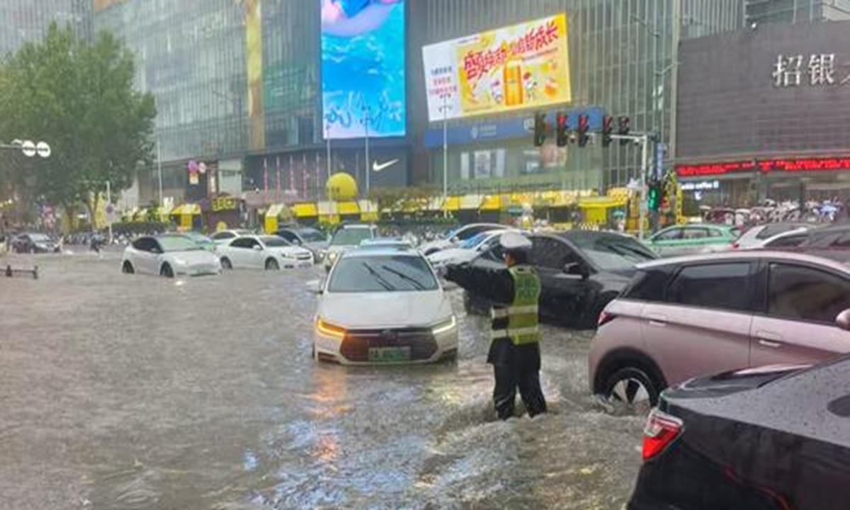 According to the Flood Control and Drought Relief Headquarters in Central China's Henan Province, due to the impact of the current round of heavy rainfall and based on comprehensive analysis and assessment, the headquarters decided to raise the flood control emergency response from Level IV to Level III at 1:00 pm on August 7, 2025. Photo: web