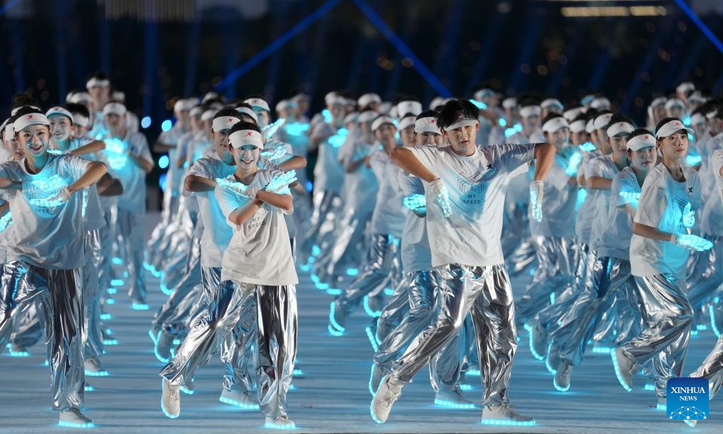 Artists perform during the opening ceremony of the World Games 2025 in Chengdu, southwest China's Sichuan Province, on Aug. 7, 2025. (Photo: Xinhua)
