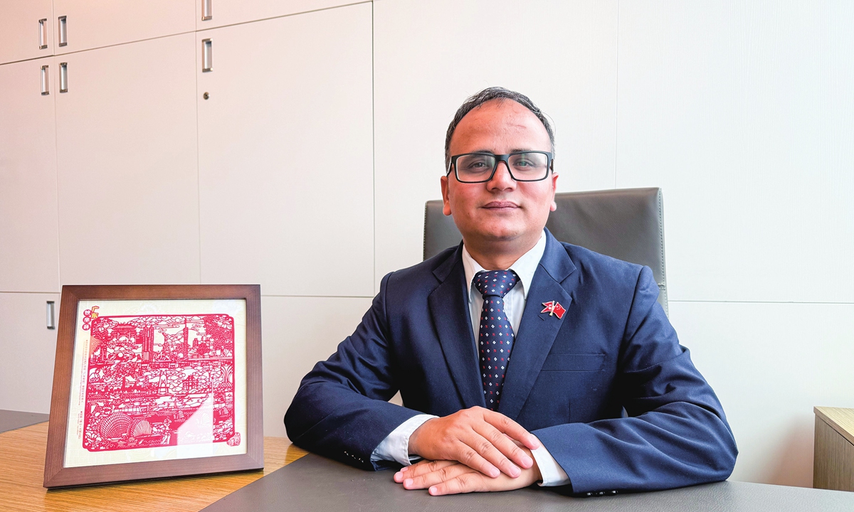 Consul General of the Consulate General of Nepal in Guangzhou Bharat Khanal Photo: Courtesy of the Consulate General of Nepal in Guangzhou