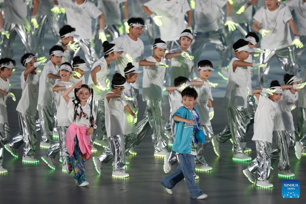 Artists perform during the opening ceremony of the World Games 2025 in Chengdu, southwest China's Sichuan Province, on Aug. 7, 2025. (Photo: Xinhua)