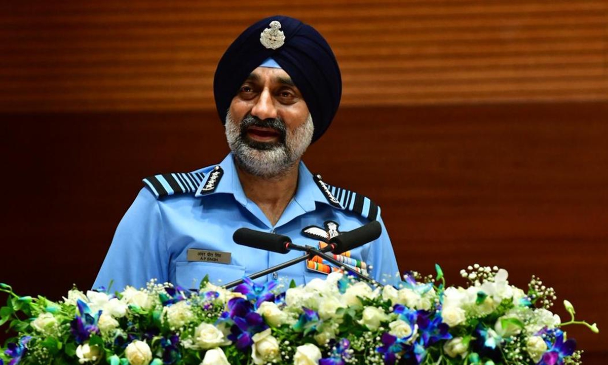 Indian Air Force chief Amar Preet Singh Photo: media 