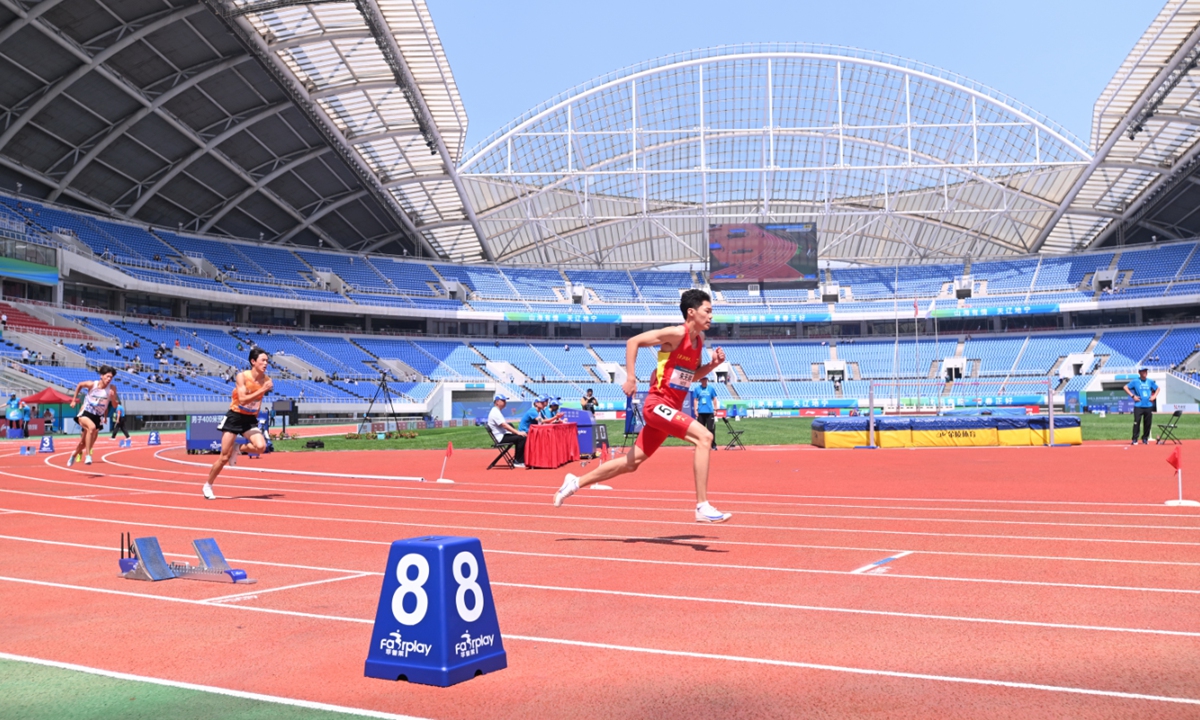 The National Youth Athletics Games in Shenyang, Northeast China's Liaoning Province  Photo: VCG