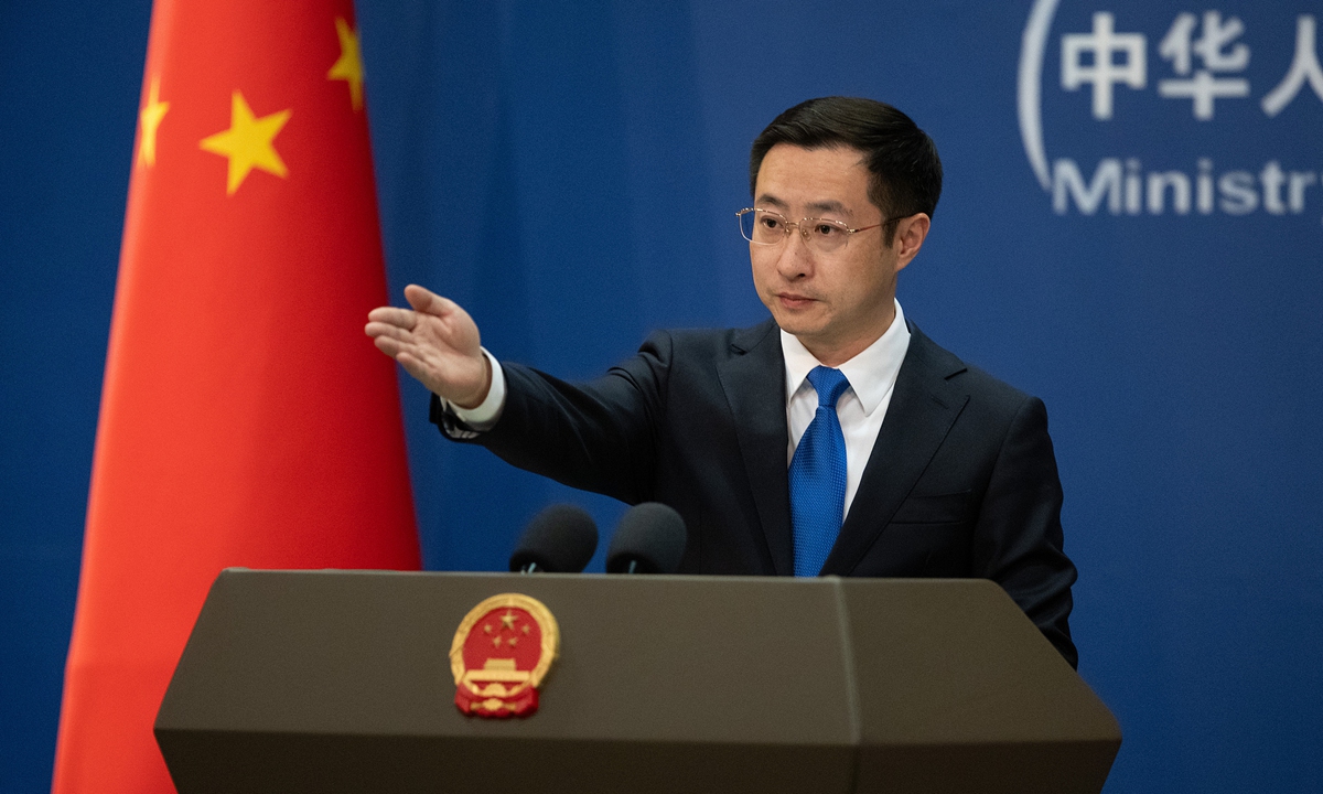 Photo: China's Foreign Ministry spokesperson Lin Jian