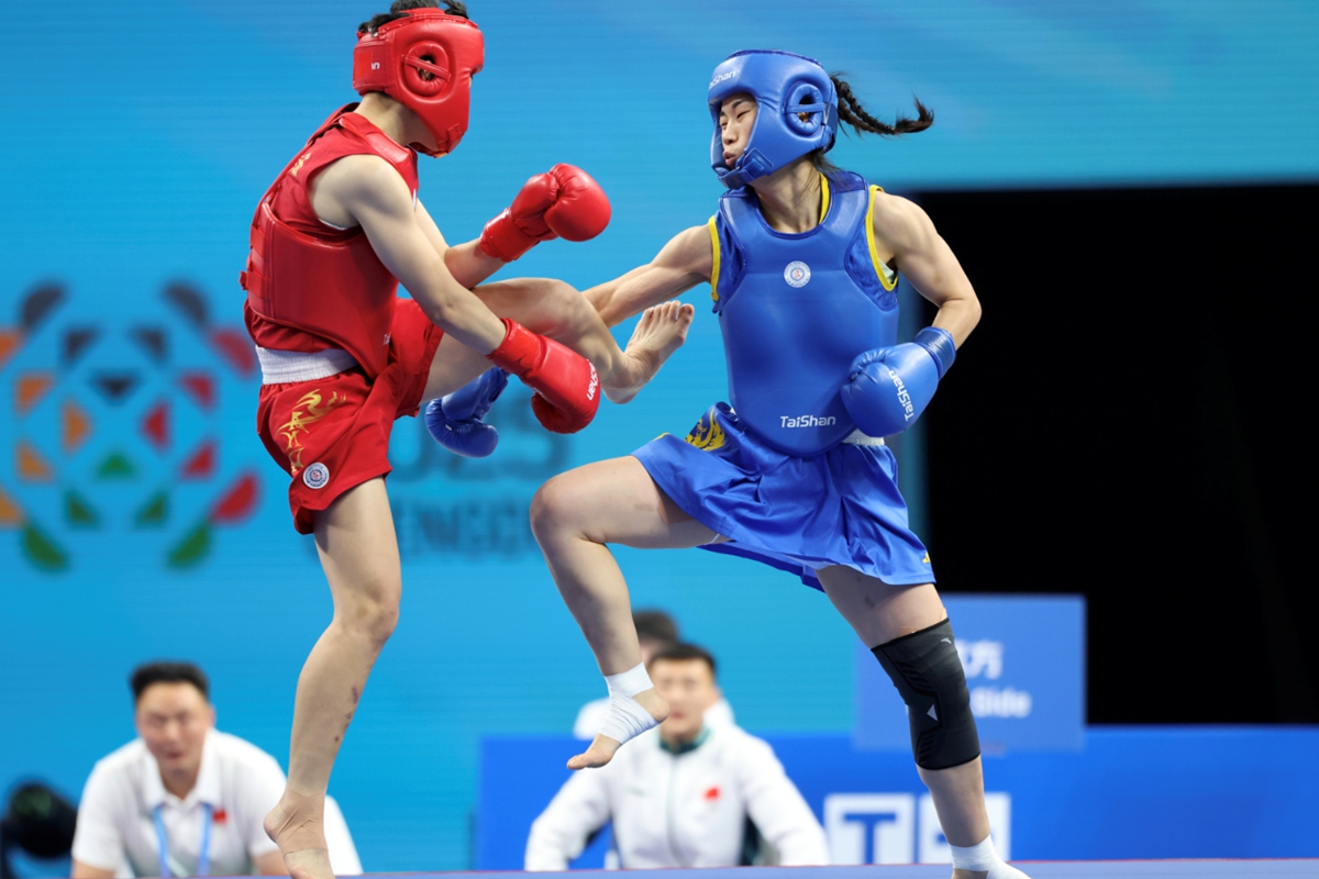 <em>Wushu</em> at Chengdu World Games Photo: VCG