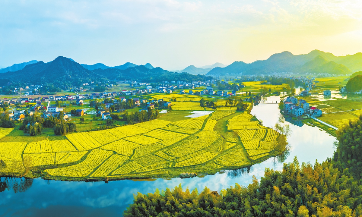 A view of Yiyang, Central China's Hunan Province. Photo: VCG